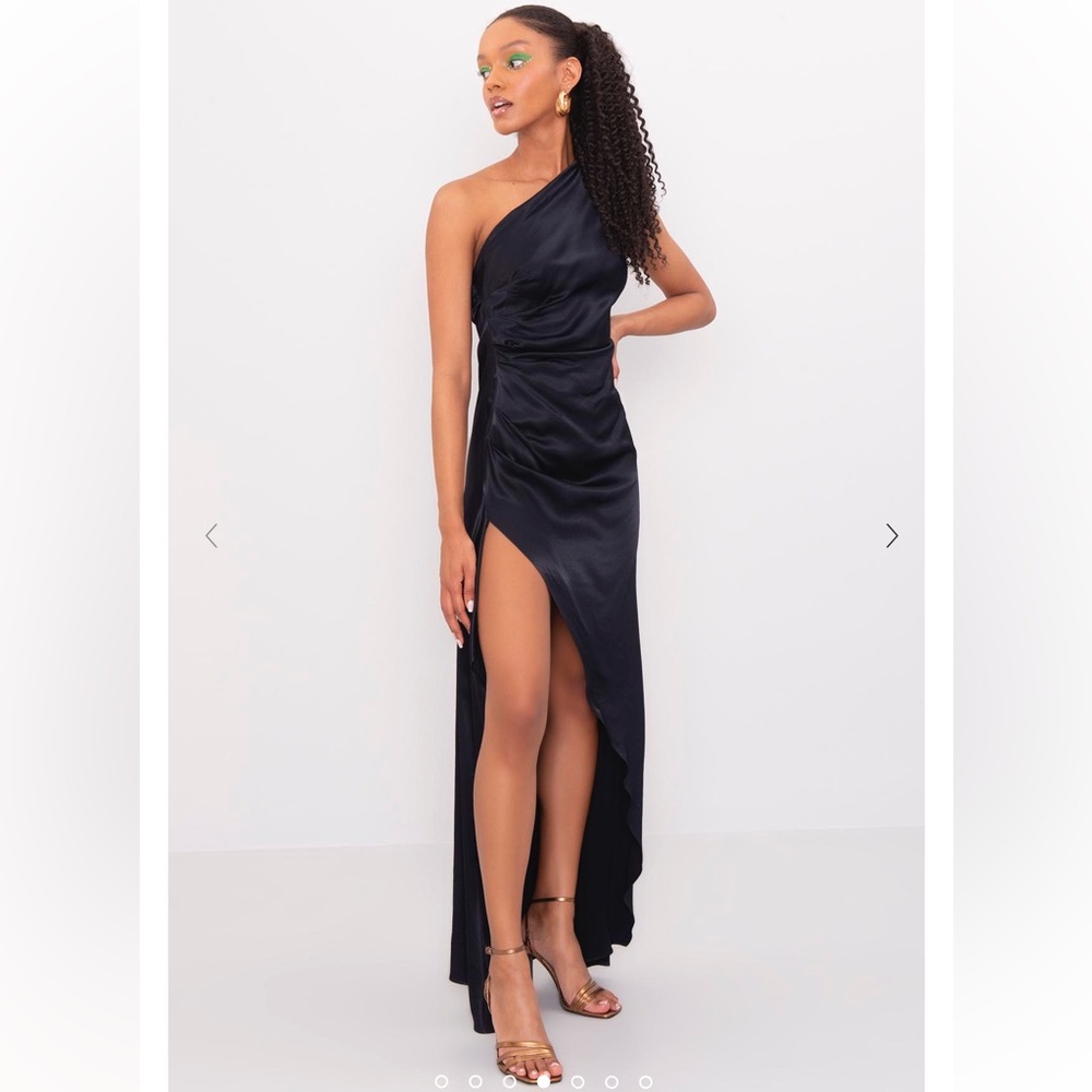 MEDIUM: BSL Siyah Asymmetrical black dress. Never worn.